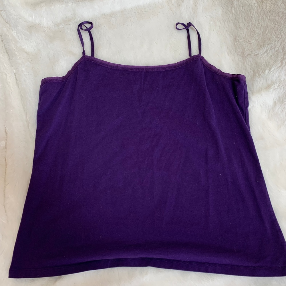 Purple Spaghetti Strap Top